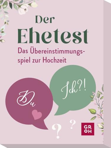 Der Ehetest: Das Übereinstimmungsspiel zur Hochzeit